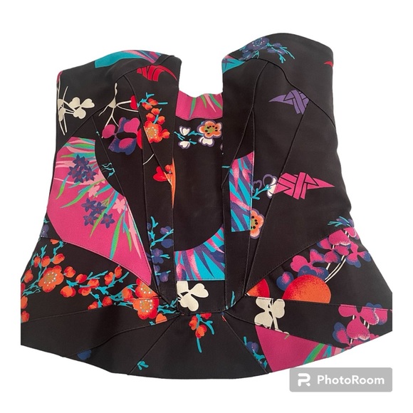 Versace x H&M Silk Corset Top - Picture 12 of 12